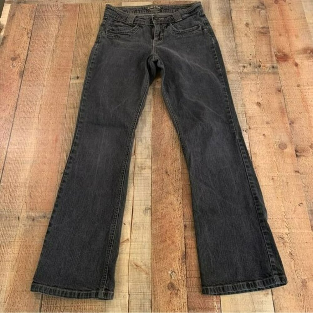 Riders Copper black wash women’s bootcut jeans size 7/8 medium